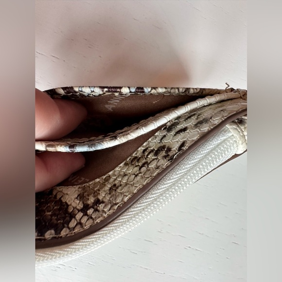 Anne Klein SnakeSkin Print Slim Card Wallet - Picture 4 of 6